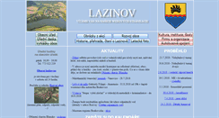 Desktop Screenshot of lazinov.cz
