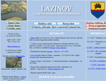 Tablet Screenshot of lazinov.cz
